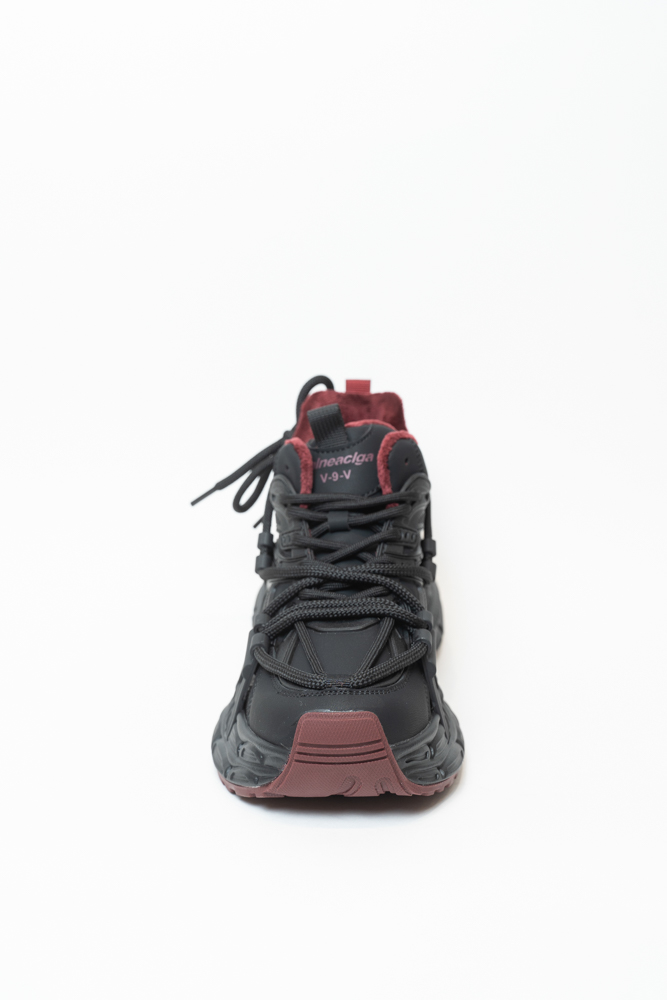 Кроссовки женские, арт 11579-2, натуральная кожа, цвет черн.