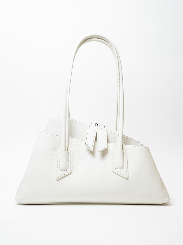 Сумка женская, арт 6006, натуральная кожа, цвет бел .