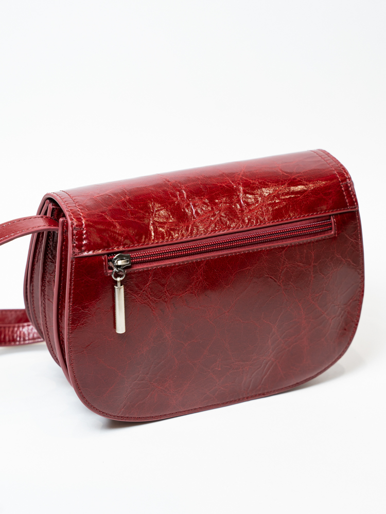 Сумка женская, арт 2241-1, натуральная кожа, цвет бордо.