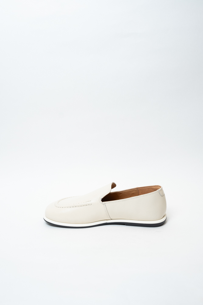 Туфли женские, арт 760-6-M, натуральная кожа, цвет молоч.