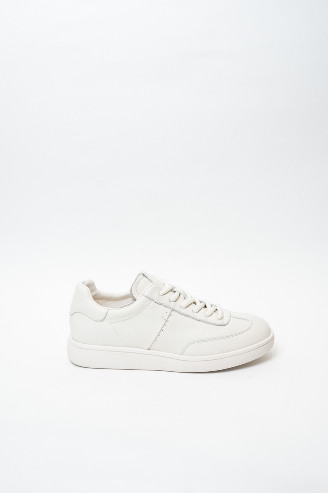 Кроссовки женские, арт AS673-Z067-005, натуральная кожа, цвет беж.