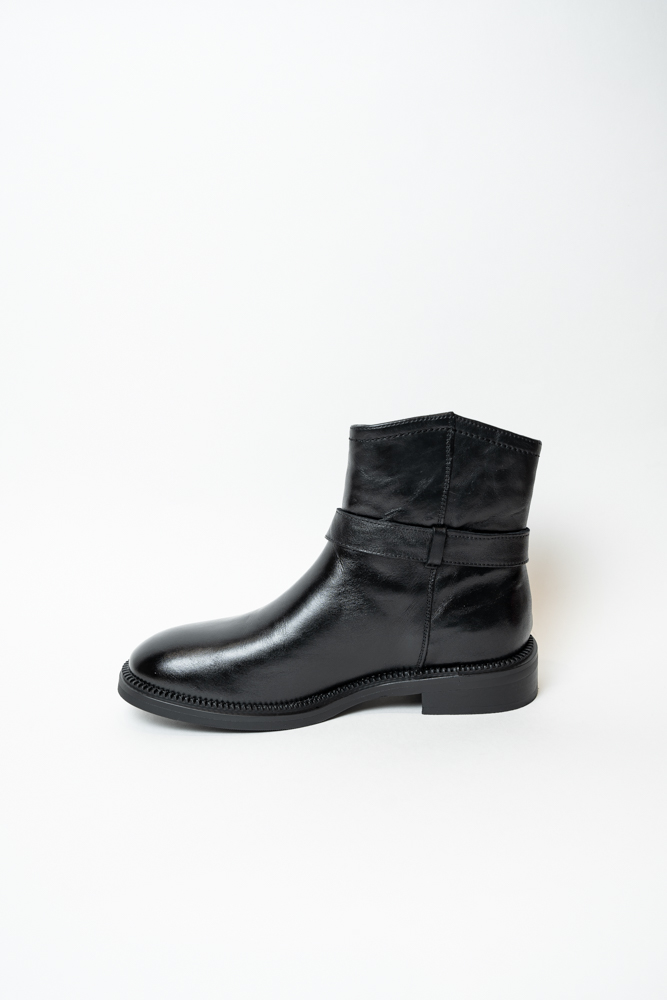 Ботинки женские, арт K1531R-1-H, натуральная кожа, цвет черн.