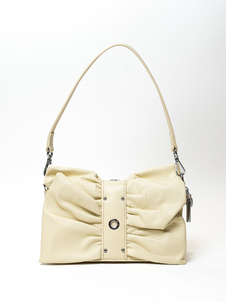 Сумка женская, арт 2638, натуральная кожа, цвет желт .