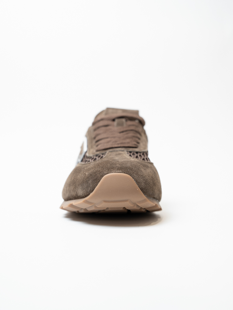 Кроссовки женские, арт ALL20-1, натуральная замша/текстиль, цвет кор.