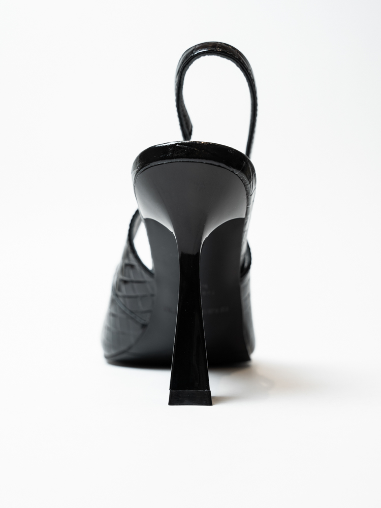 Босоножки женские, арт 125-277/6-7/8/9-0/8, натуральная кожа, цвет черн.