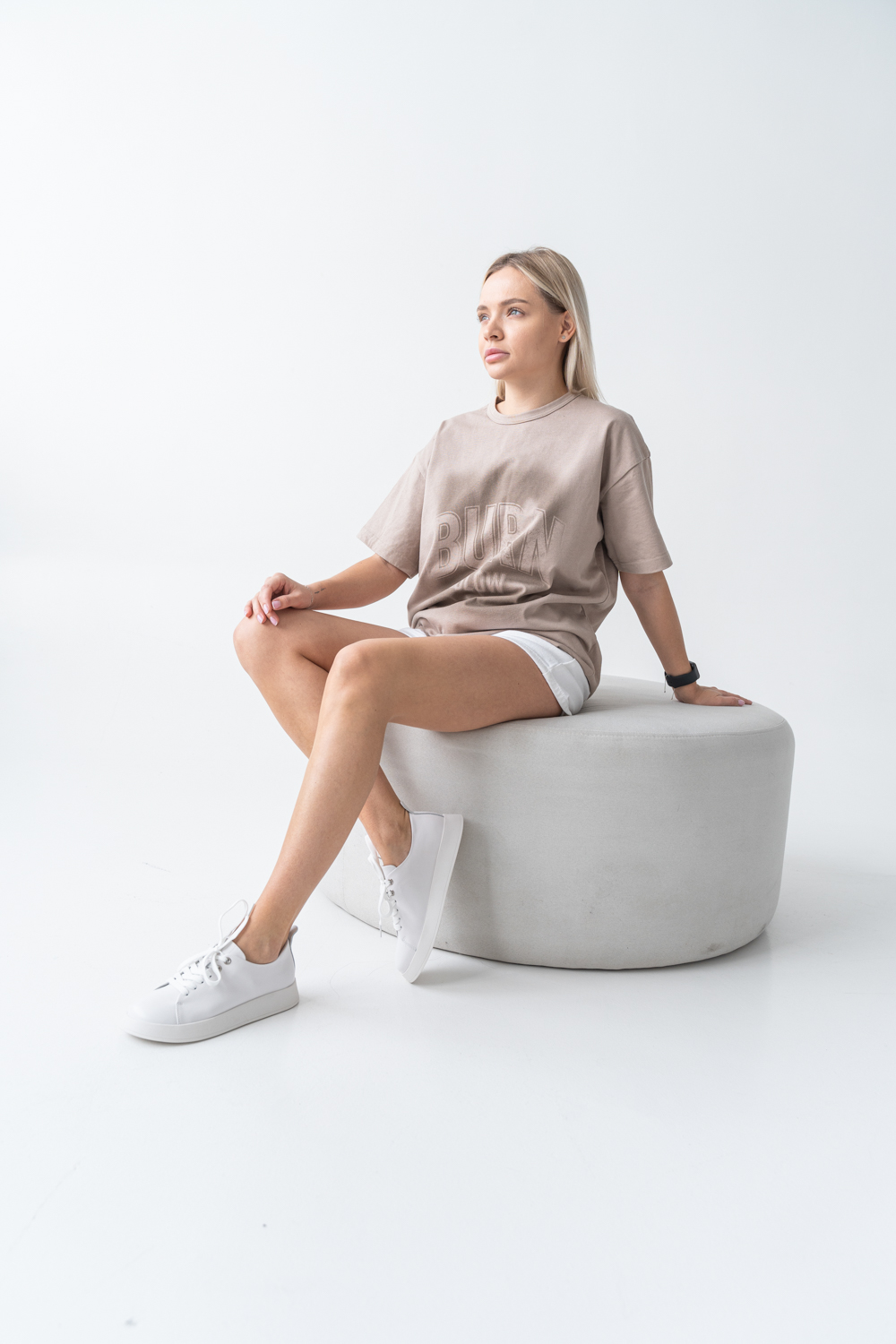 Кроссовки женские, арт K-YD-B21713-338, натуральная кожа, цвет бел.