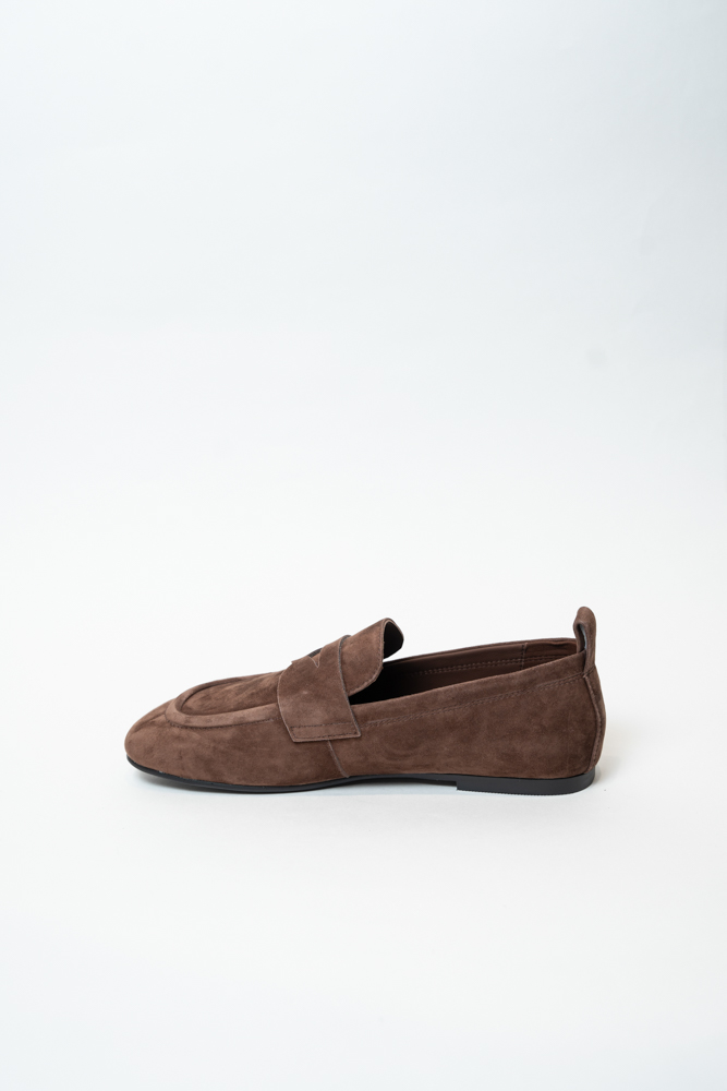 Туфли женские, арт U8193-1-Z10, натуральная замша, цвет кор.