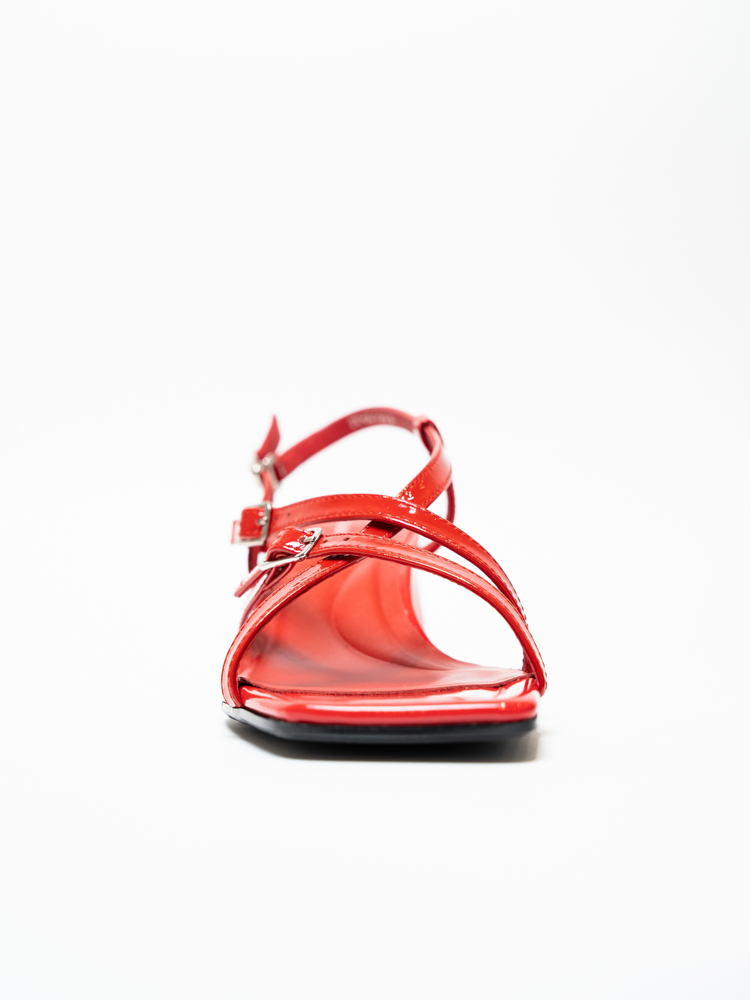 Босоножки женские, арт 315-663/5-0/6, натуральная лакированная кожа, цвет красн.