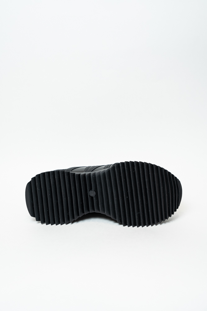 Кроссовки женские, арт LX2308-5-3, натуральная замша/текстиль, цвет черн.