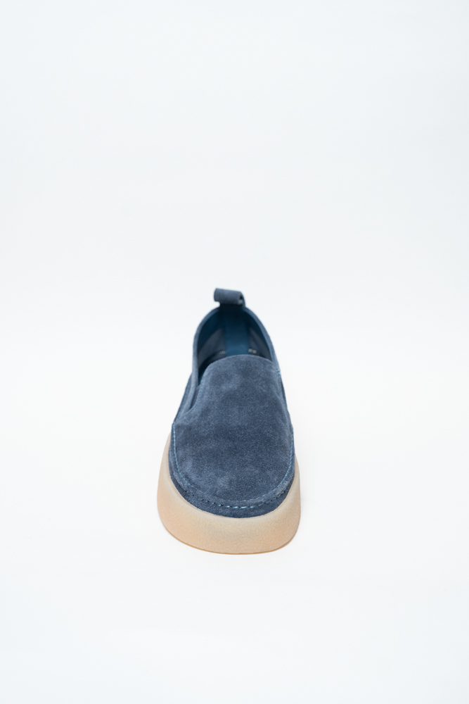 Кроссовки женские, арт ZX233-01-12, натуральная кожа, цвет син.