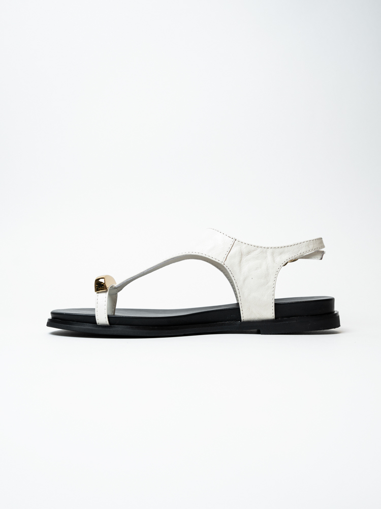 Босоножки женские, арт M5665-8-B, натуральная кожа, цвет бел.