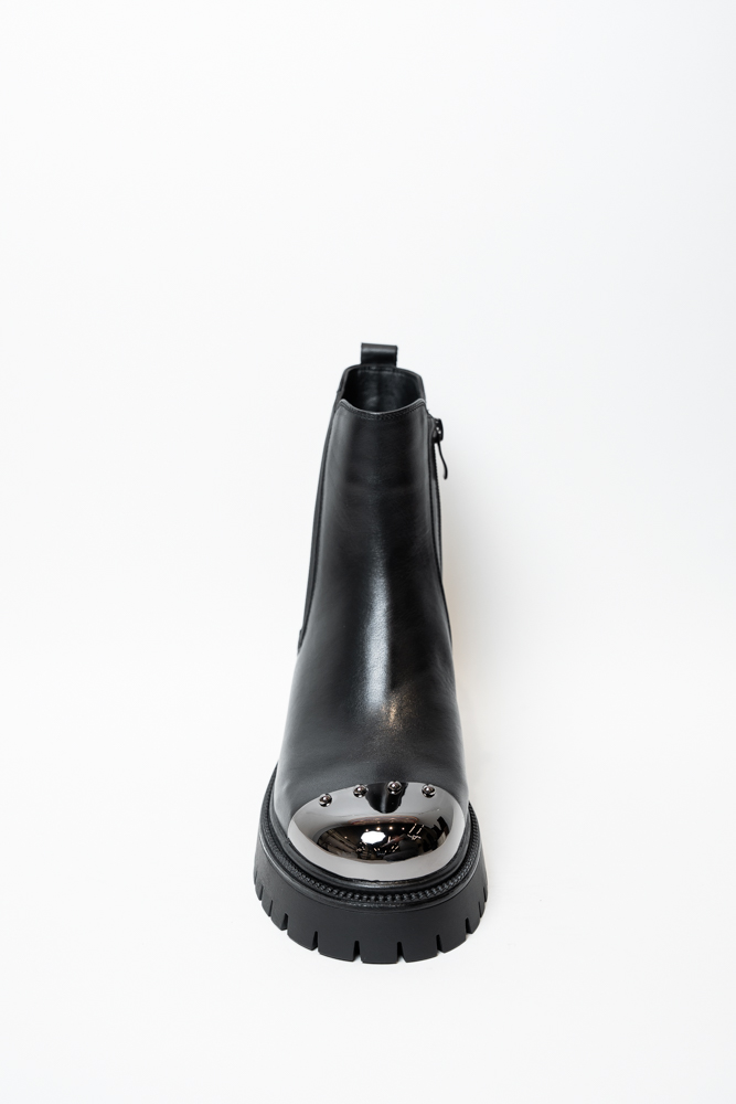 Ботинки женские, арт ZPF4719-Q309ZM, натуральная кожа, цвет черн.