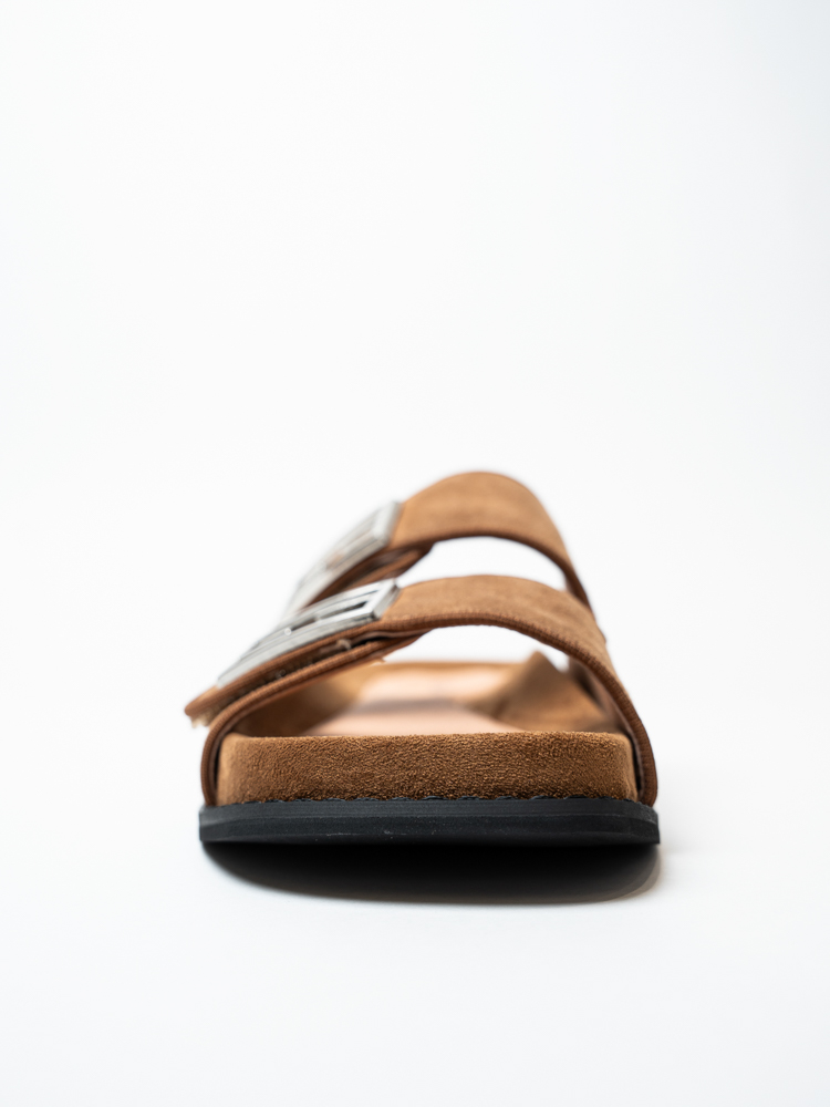 Сабо женские, арт A5908-C2-5, натуральная замша, цвет кор.