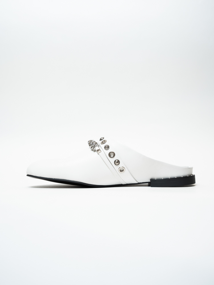 Сабо женские, арт 511-100/6-8-0/6, натуральная кожа, цвет бел.