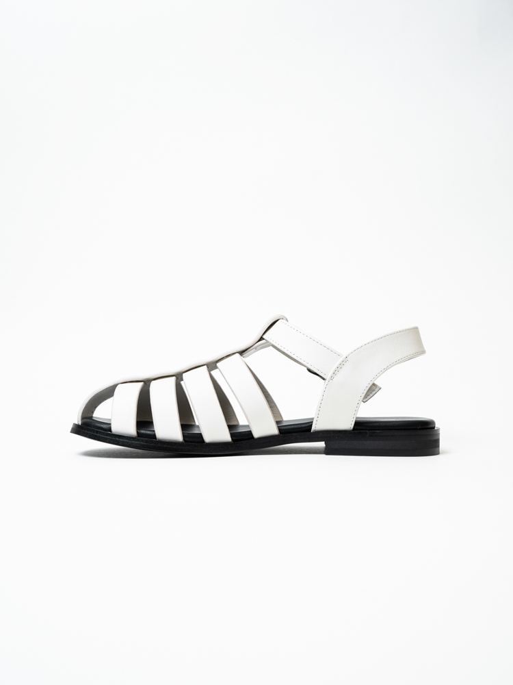 Босоножки женские, арт L310-B, натуральная кожа, цвет бел.