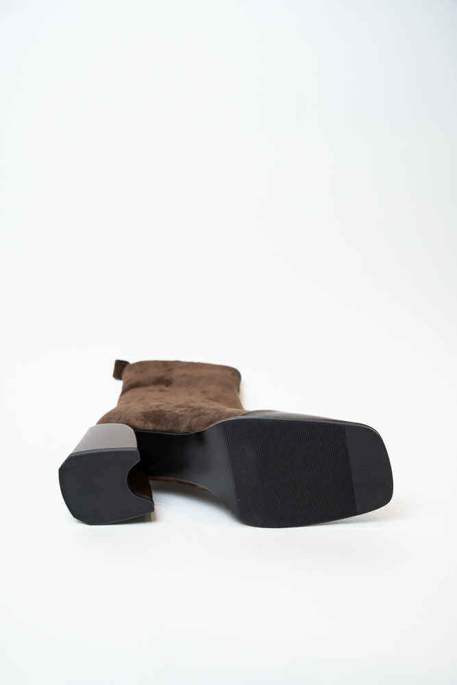 Ботинки женские, арт TP113-255/8819-90, натуральная замша, цвет кор.