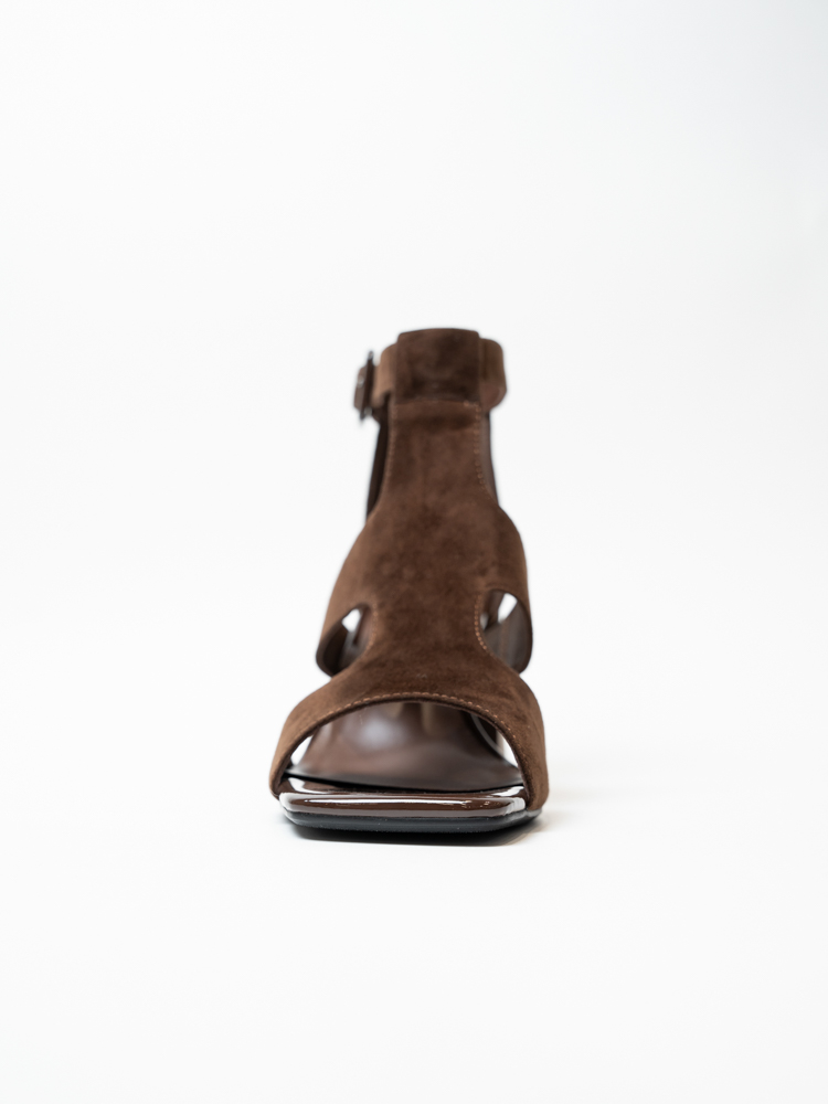 Босоножки женские, арт L270-A720-YF256TH, натуральная замша, цвет кор.