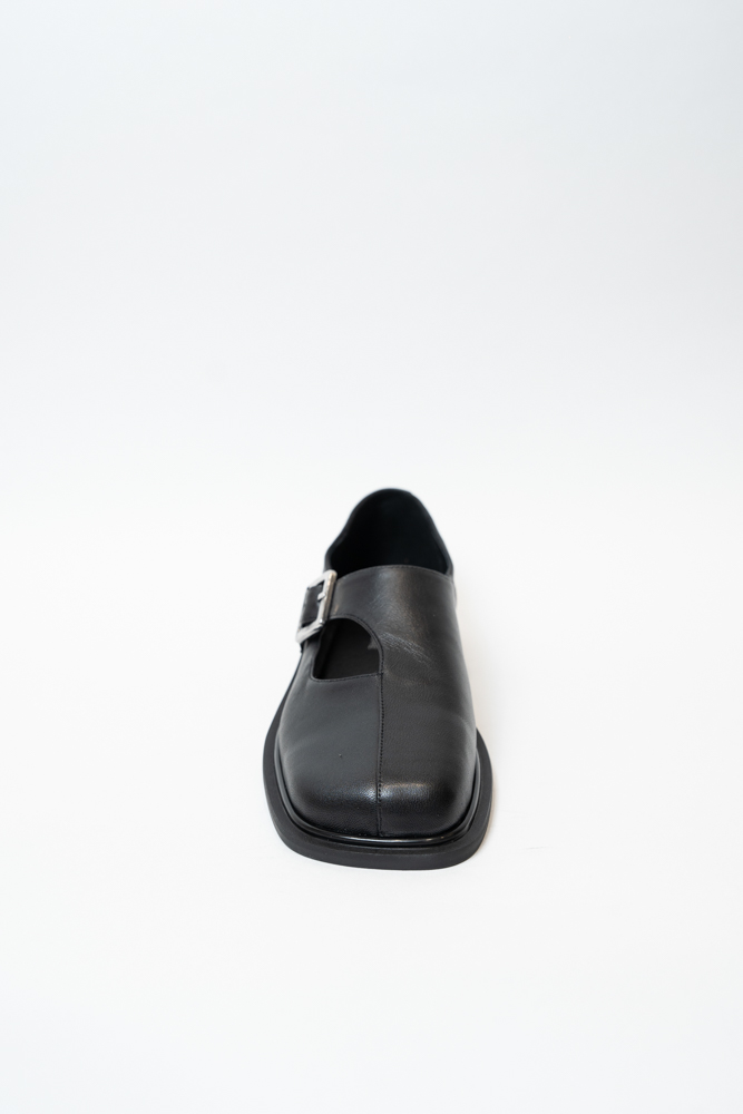 Туфли женские, арт Y7126B604-Y229AP, натуральная кожа, цвет черн.