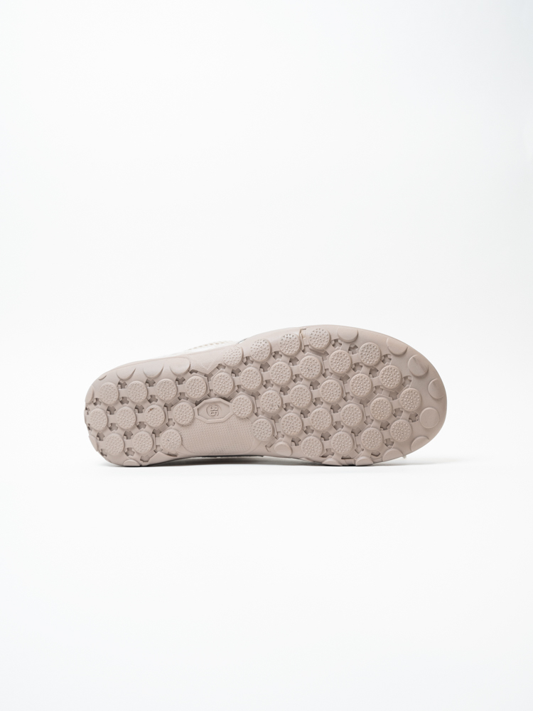 Кроссовки женские, арт 10-1137-4, натуральная замша/текстиль, цвет беж.