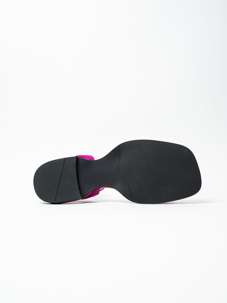 Босоножки женские, арт 02-Y7766B593-F158AL, натуральная замша, цвет роз.