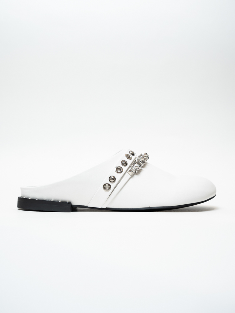 Сабо женские, арт 511-100/6-8-0/6, натуральная кожа, цвет бел.