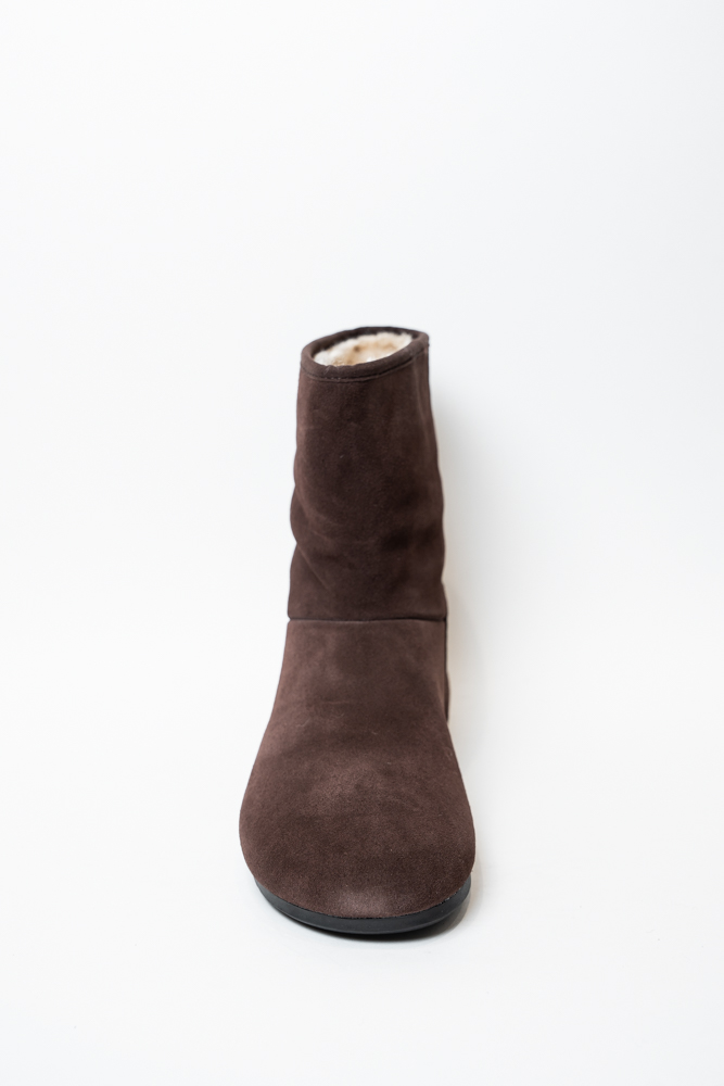 Ботинки женские, арт PAHM1-4, натуральная замша, цвет кор.