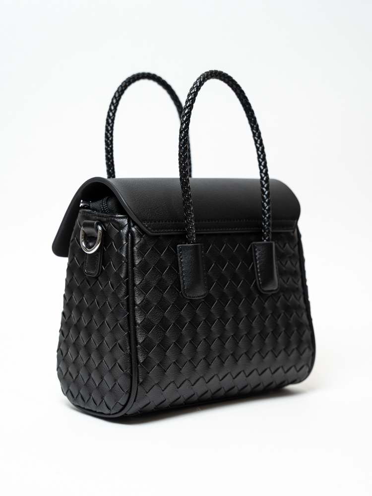 Сумка женская, арт 2438, натуральная кожа, цвет черн .