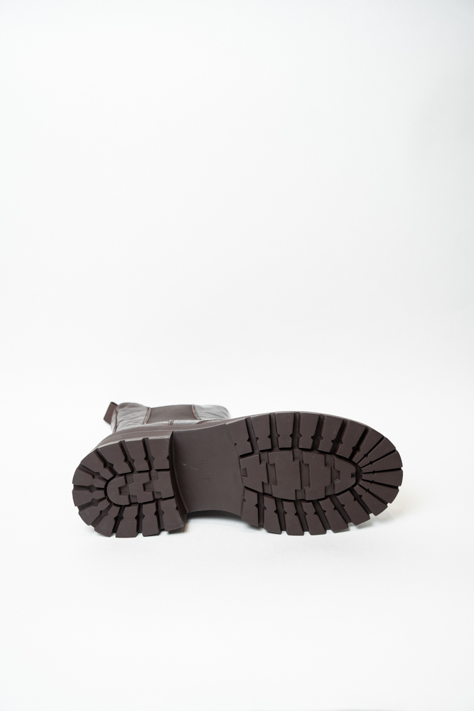 Ботинки женские, арт K88-810-R, натуральная кожа, цвет кор.