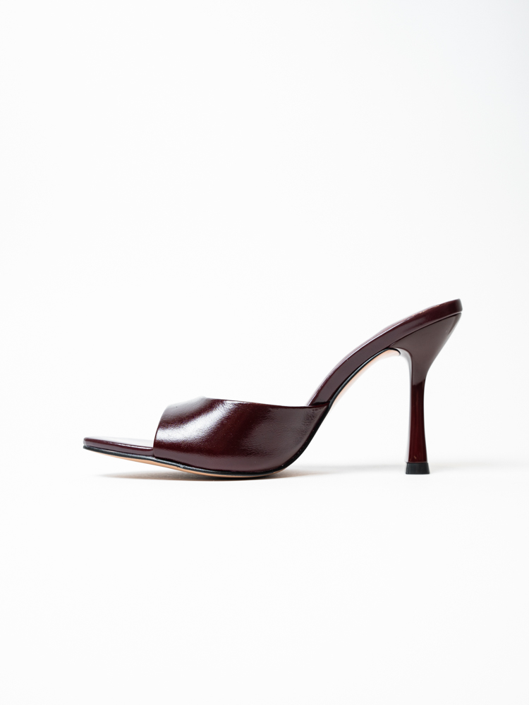 Сабо женские, арт HS-7785-208S, натуральная кожа, цвет бордо.