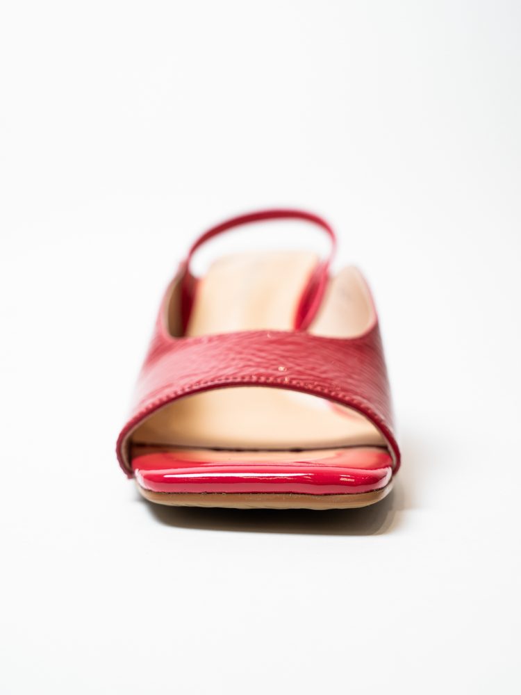 Босоножки женские, арт 113-411/6-7/8/9-0/8, натуральная лакированная кожа, цвет роз.