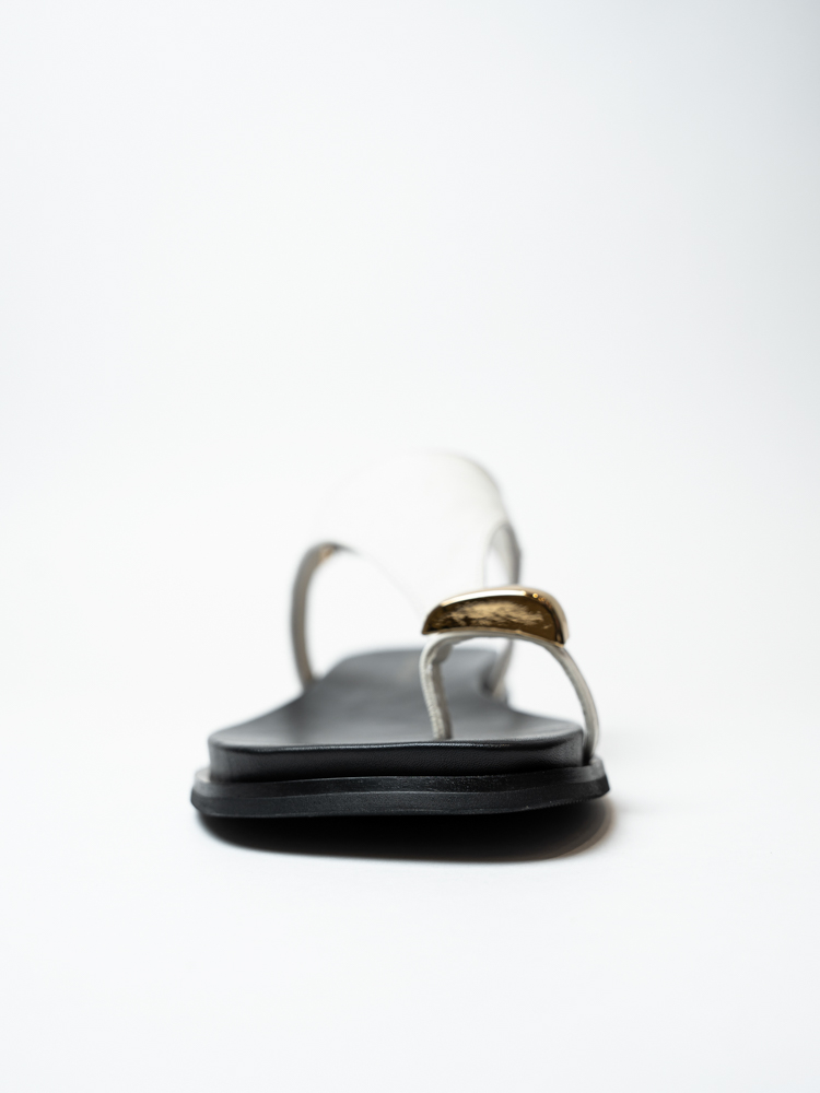 Босоножки женские, арт M5665-8-B, натуральная кожа, цвет бел.