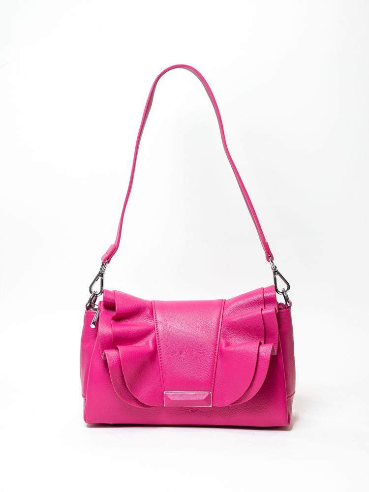 Сумка женская, арт 2407-1, натуральная кожа, цвет роз .