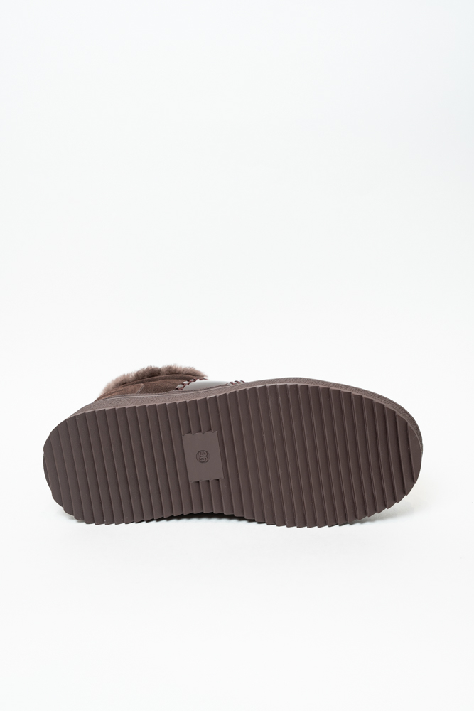 Кроссовки женские, арт K-ZZM-JS82582-013, натуральная замша/кожа, цвет кор.