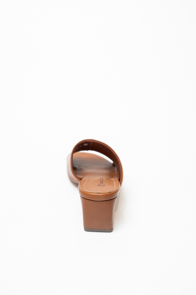 Сабо женские, арт L859-M240-TP911, натуральная кожа, цвет рыж.