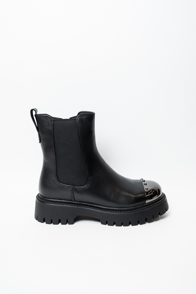 Ботинки женские, арт ZPF4719-Q309ZM, натуральная кожа, цвет черн.