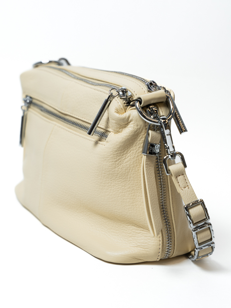 Сумка женская, арт 0829, натуральная кожа, цвет желт .