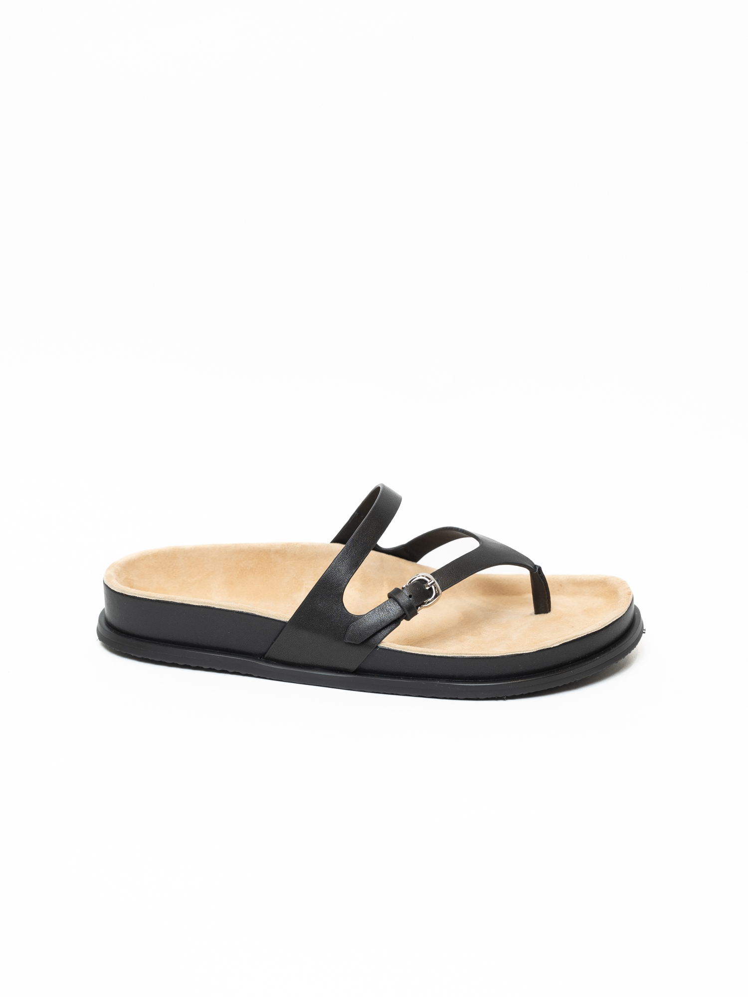 Сабо женские, арт ZX820-1-1, натуральная кожа, цвет черн.