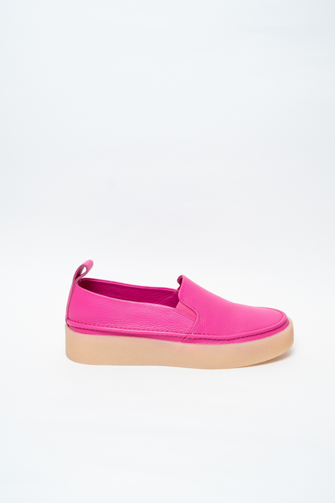 Кроссовки женские, арт ZX233-01-2, натуральная кожа, цвет роз.