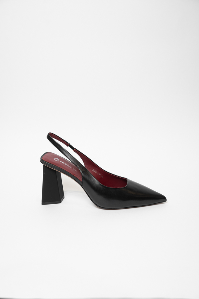 Босоножки женские, арт K8242-3-Y1, натуральная кожа, цвет черн.