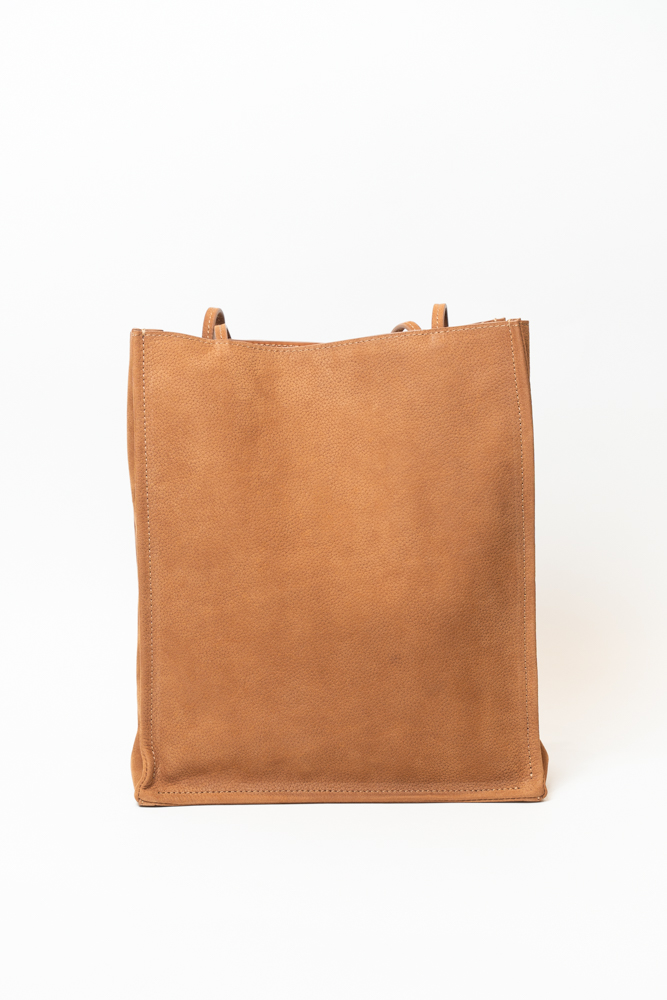 Сумка женская, арт 3906, натуральный нубук, цвет рыж.