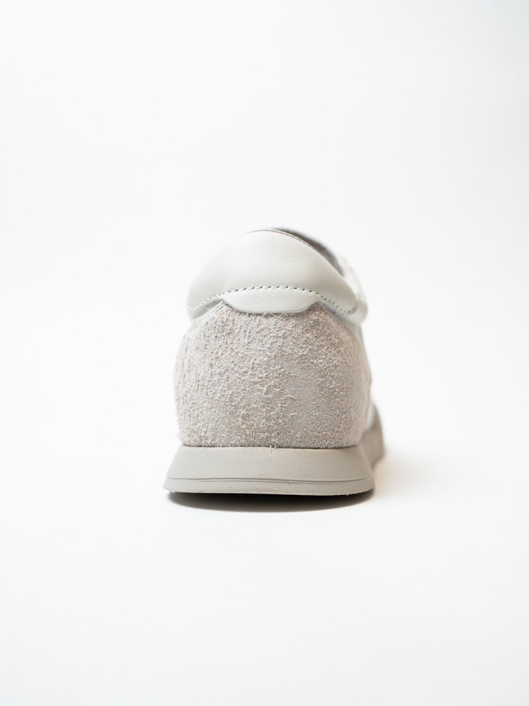 Кроссовки женские, арт K-YD-2730-6J-D201, натуральная замша/кожа, цвет беж.