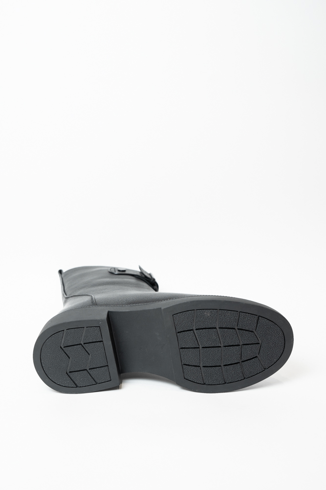 Ботинки женские, арт AE1483-1-G987W, натуральная кожа, цвет черн.