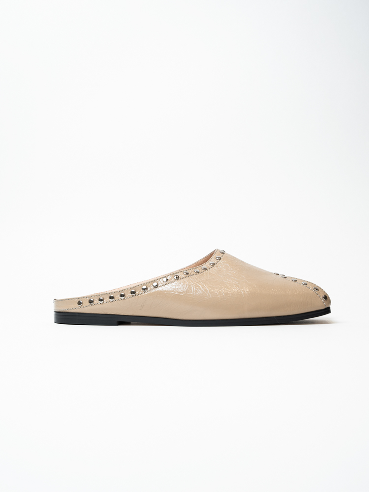 Сабо женские, арт 02-Y7206B488-Y569AL, натуральная кожа, цвет беж.