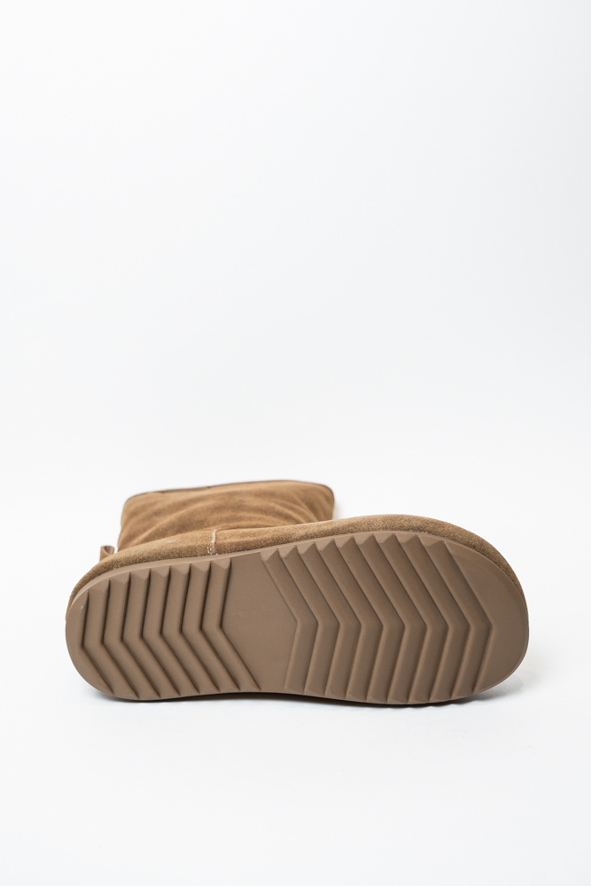 Ботинки женские, арт PAHM1-5, натуральная замша, цвет беж.