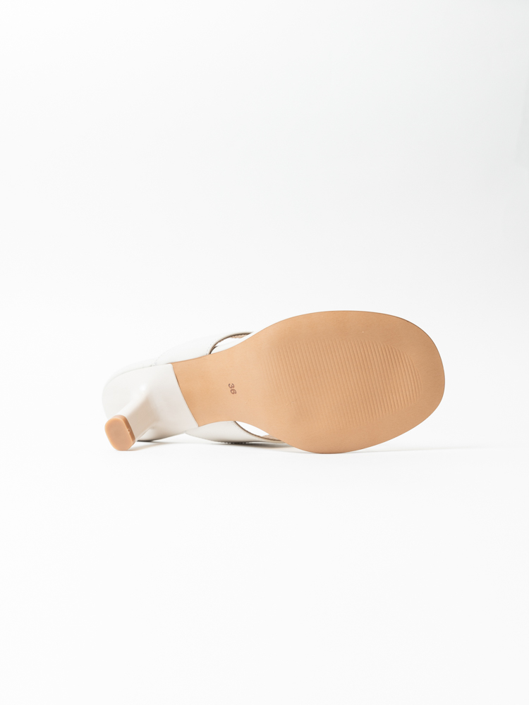 Сабо женские, арт AW1693-2-G412N, натуральная кожа, цвет беж.