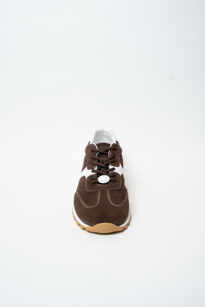 Кроссовки женские, арт XYL9528-6-2266, натуральная замша, цвет кор.