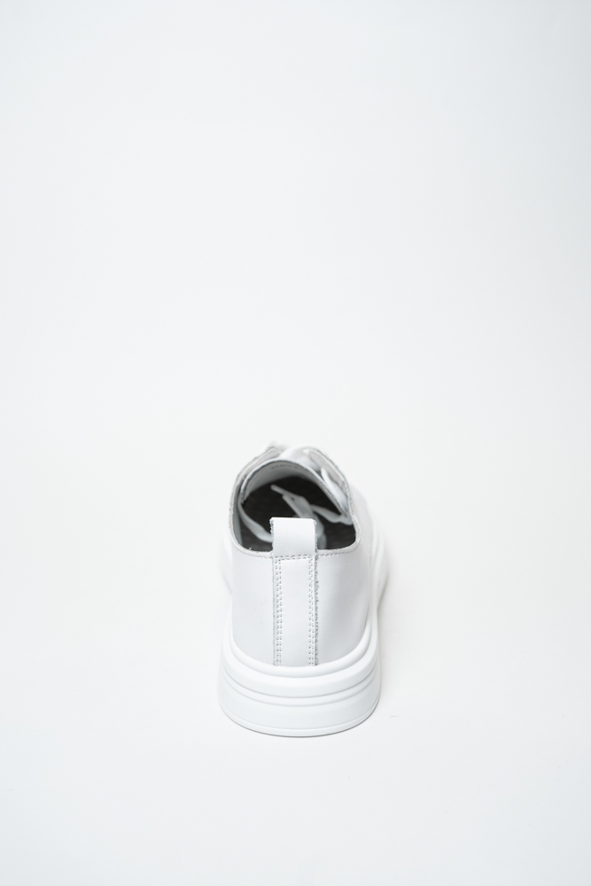 Кроссовки женские, арт DHY71-1, натуральная кожа, цвет бел.