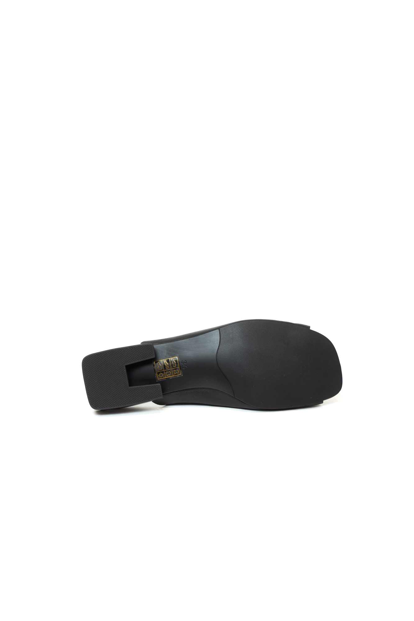 Сабо женские, арт S1192-S06D, натуральная кожа, цвет черн.