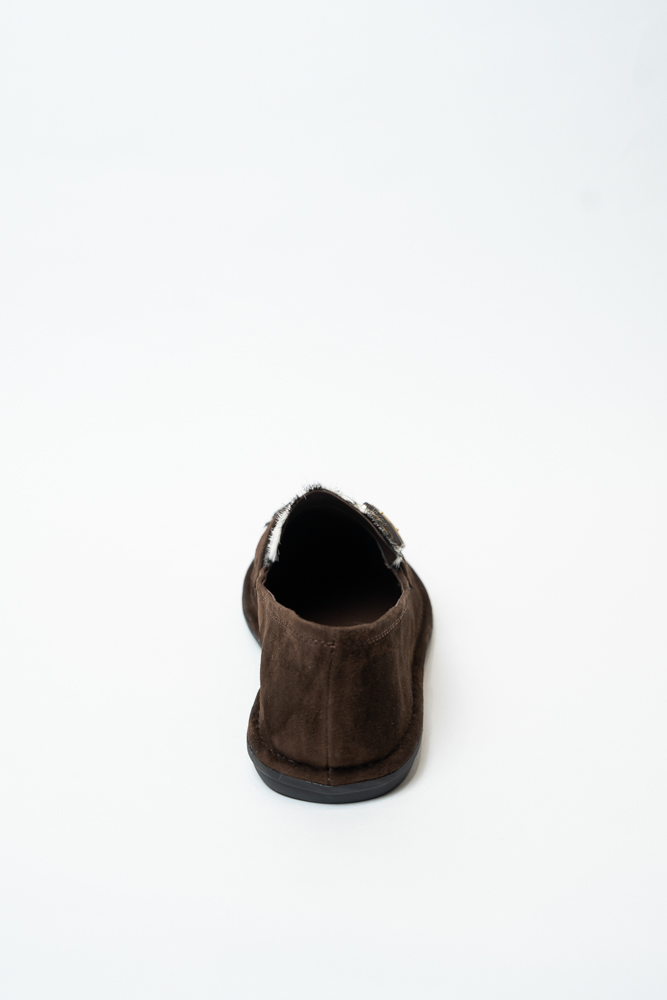 Туфли женские, арт H5092-3-1, натуральная замша, цвет кор.