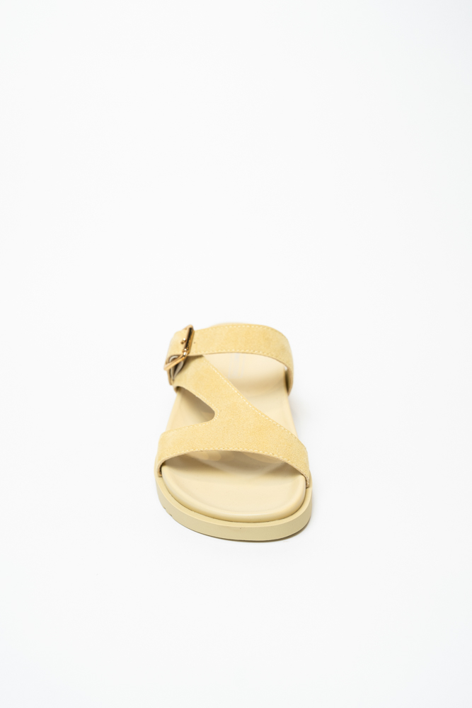 Сабо женские, арт HX25813-1YP, натуральная кожа, цвет желт.